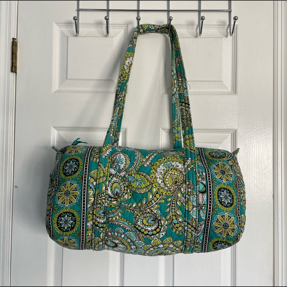 Vera Bradley Small Duffle Bag in Peacock